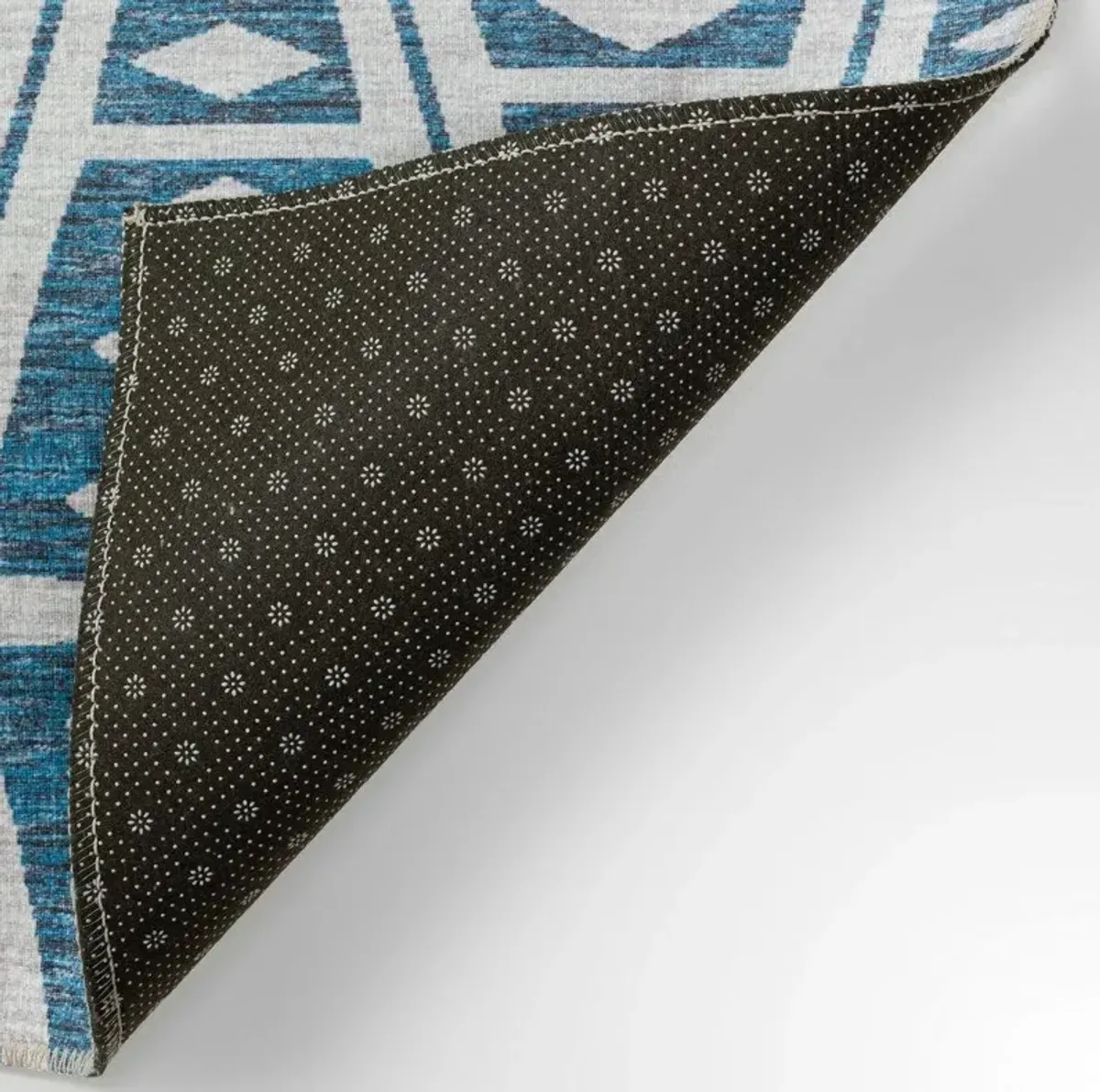 Dalyn Geometric Indigo Diamond Pattern 5'X8' Area Rug