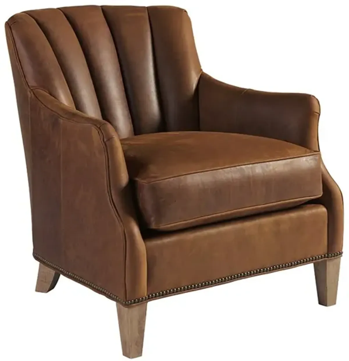 Tommy Bahama Home by Lexington Los Altos Princeton Leather Barrel Chair
