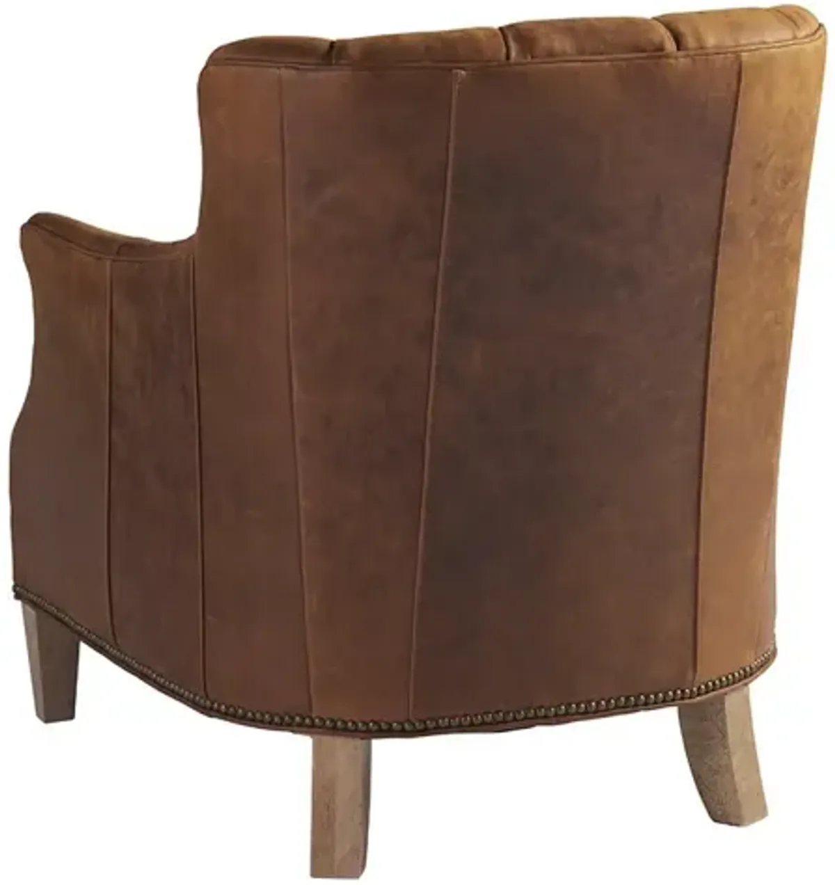 Tommy Bahama Home by Lexington Los Altos Princeton Leather Barrel Chair