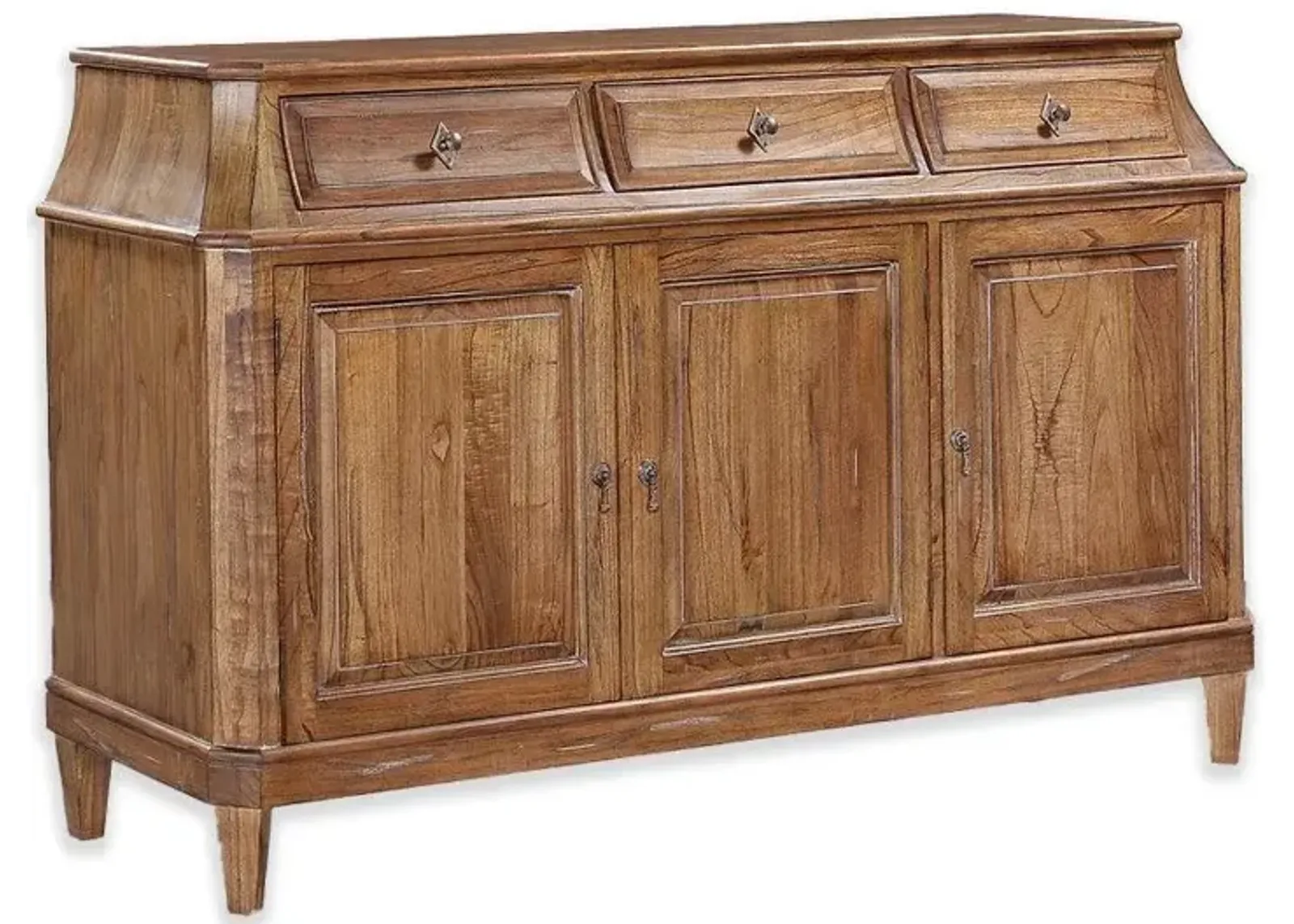 Noble Furniture Rosaland Sideboard in a Rustic Pecan Finish