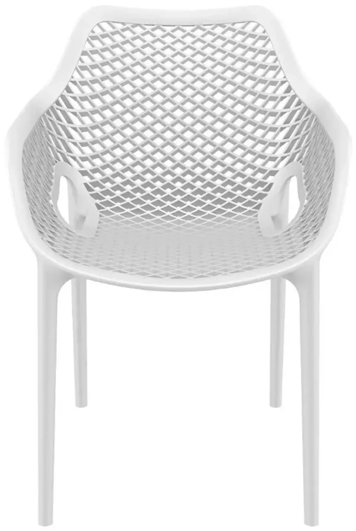 Compamia Air XL Outdoor Dining Arm Chair White