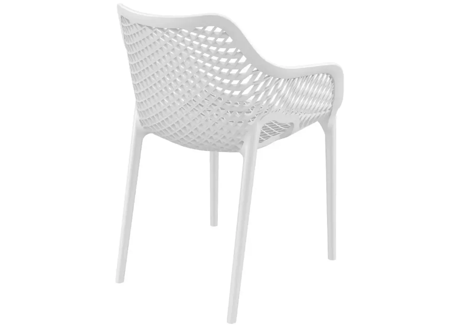 Compamia Air XL Outdoor Dining Arm Chair White