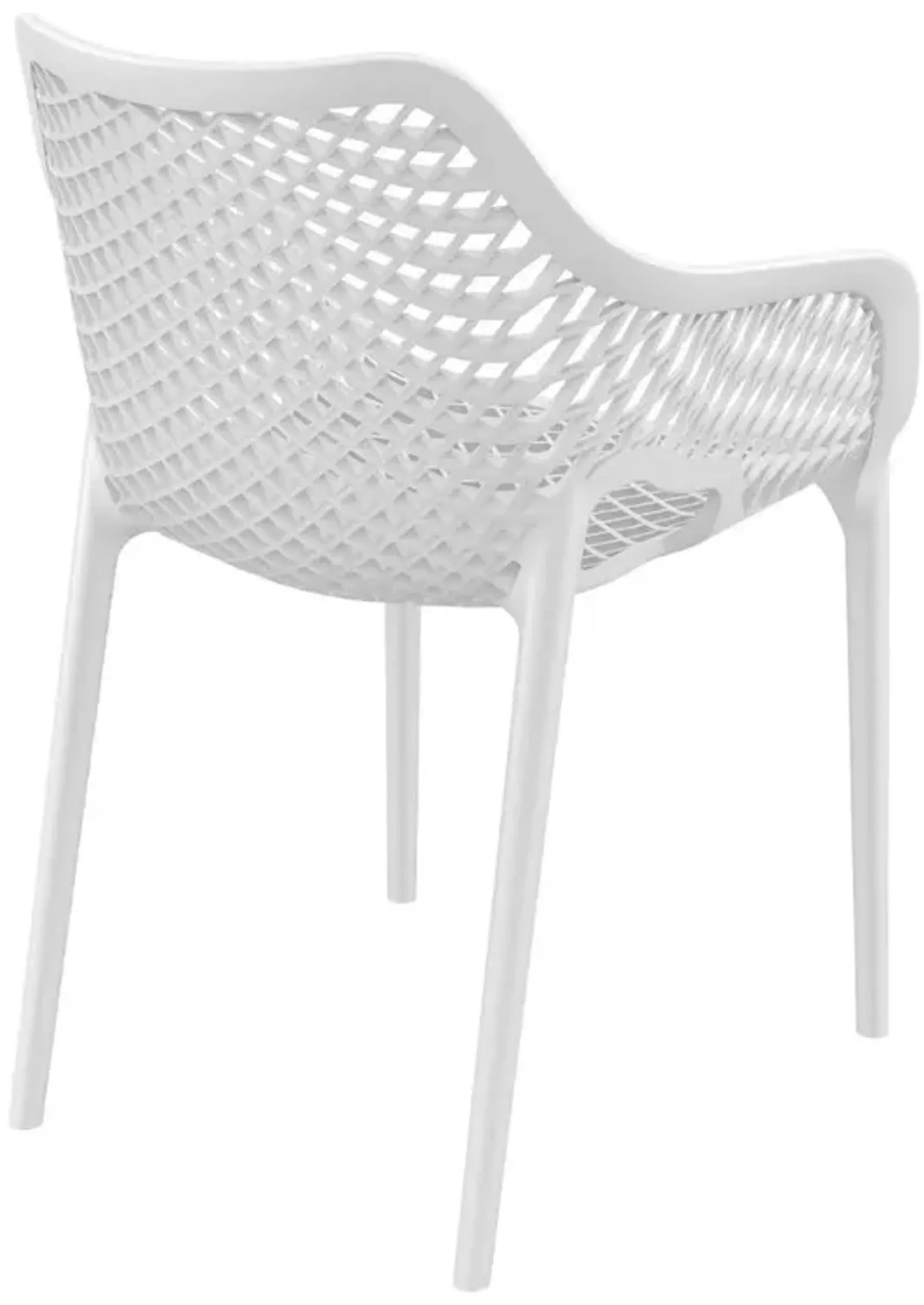 Compamia Air XL Outdoor Dining Arm Chair White