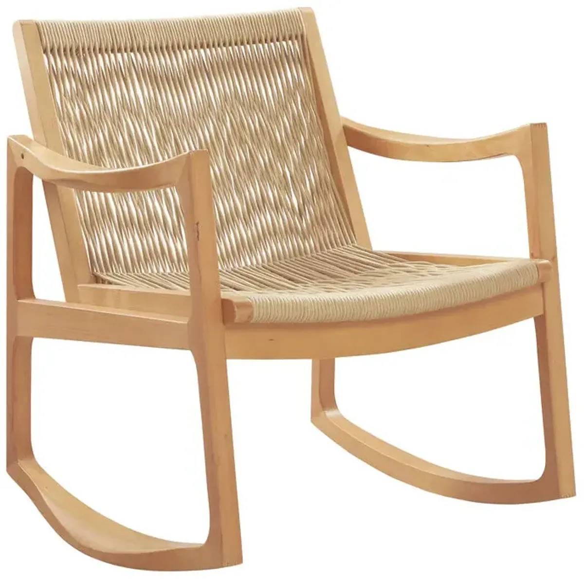 Powell Jeno Woven Rocking Chair Natural