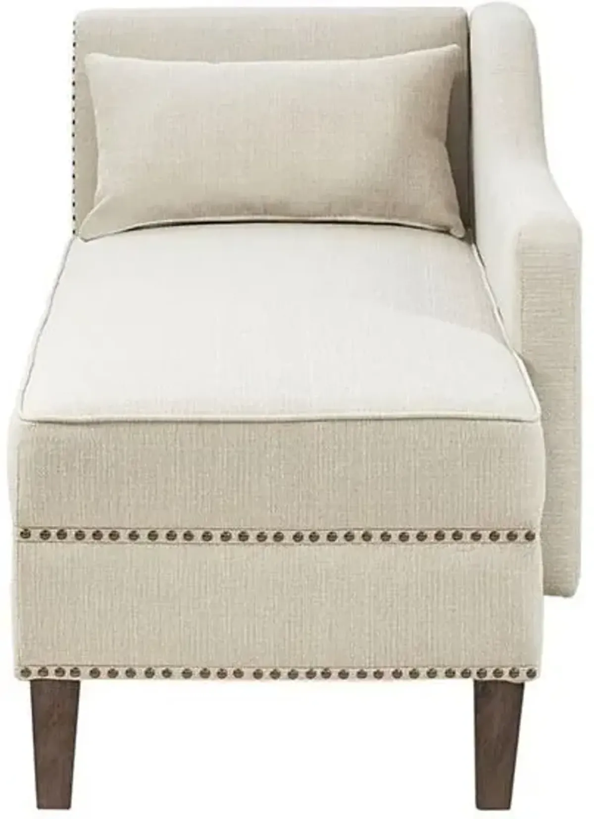 Olliix Madison Park Ivory Trinity Accent Chaise