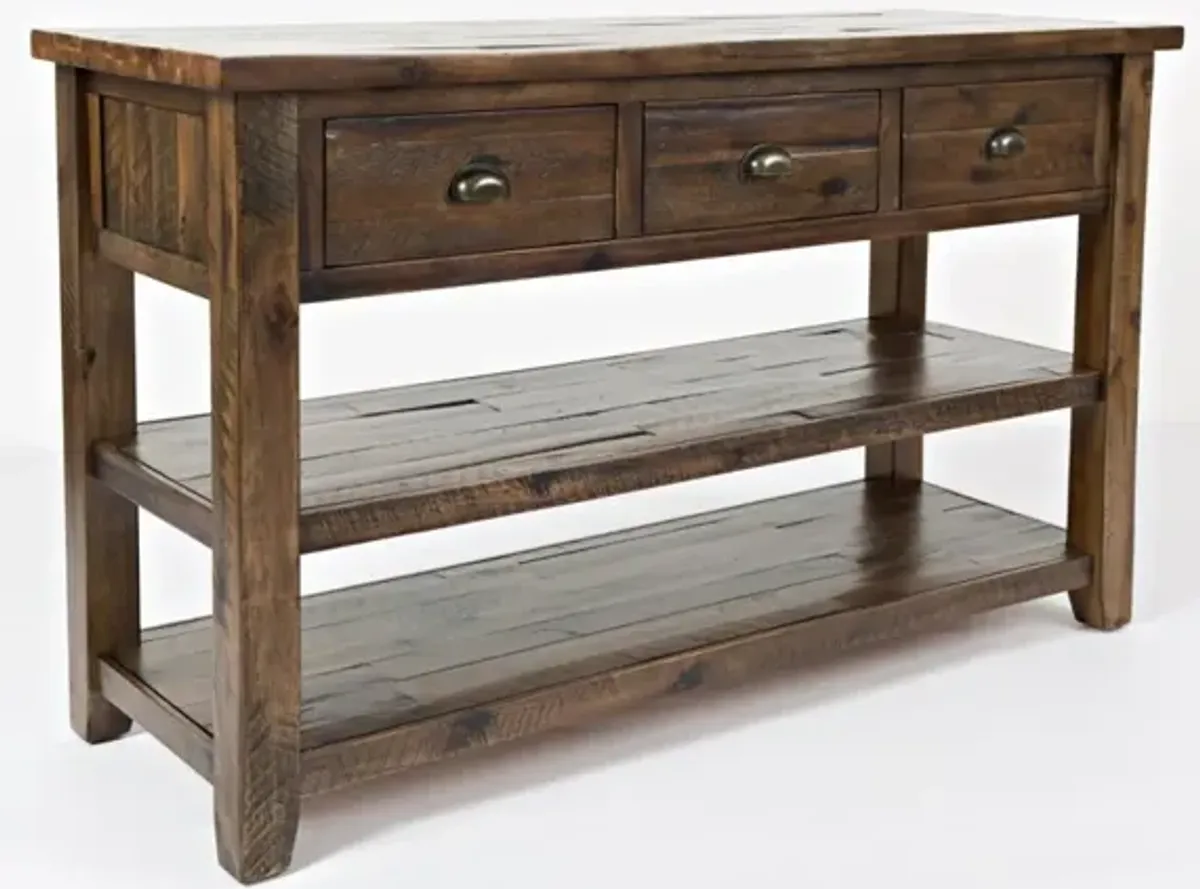 Jofran Artisan's Craft Sofa Table Dakota Oak