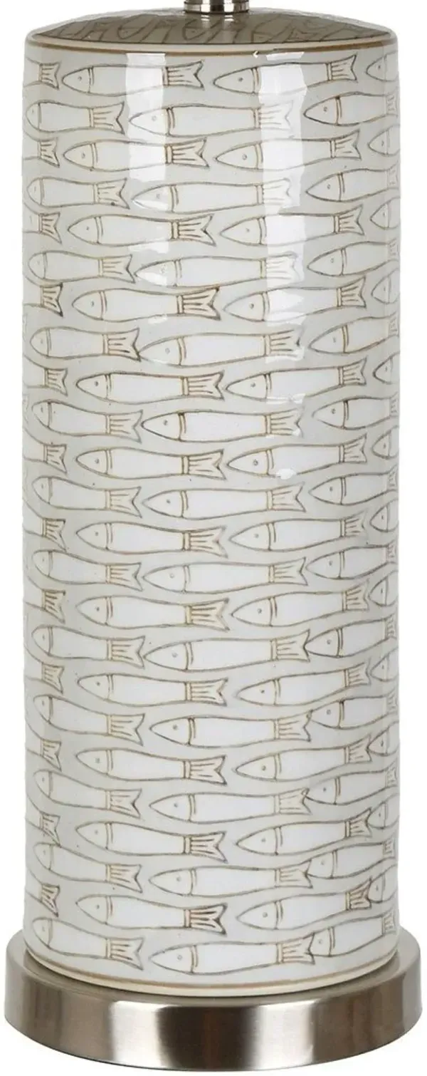 Crestview White Morrison Table Lamp