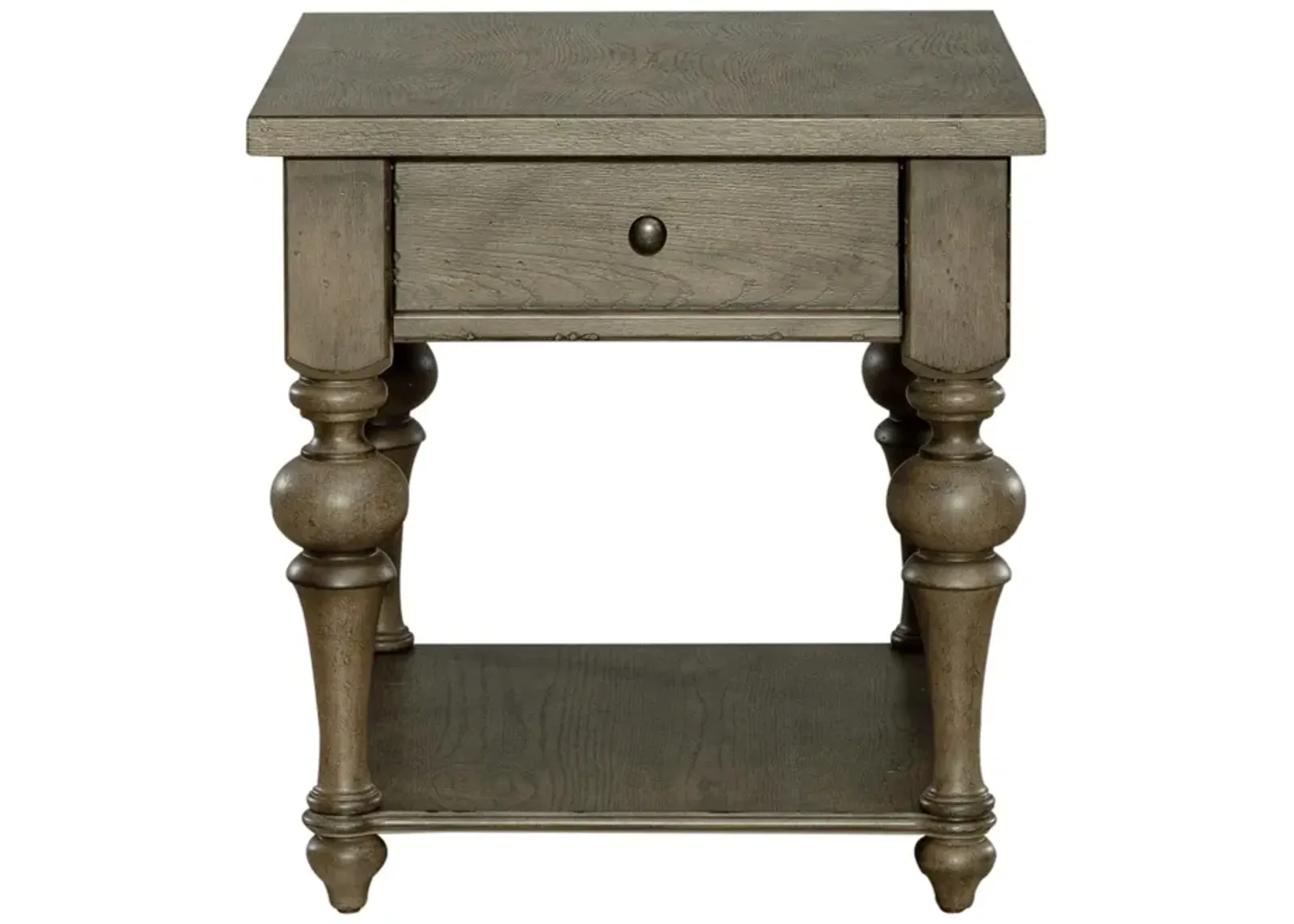 Liberty Furniture Americana Farmhouse Light Brown End Table