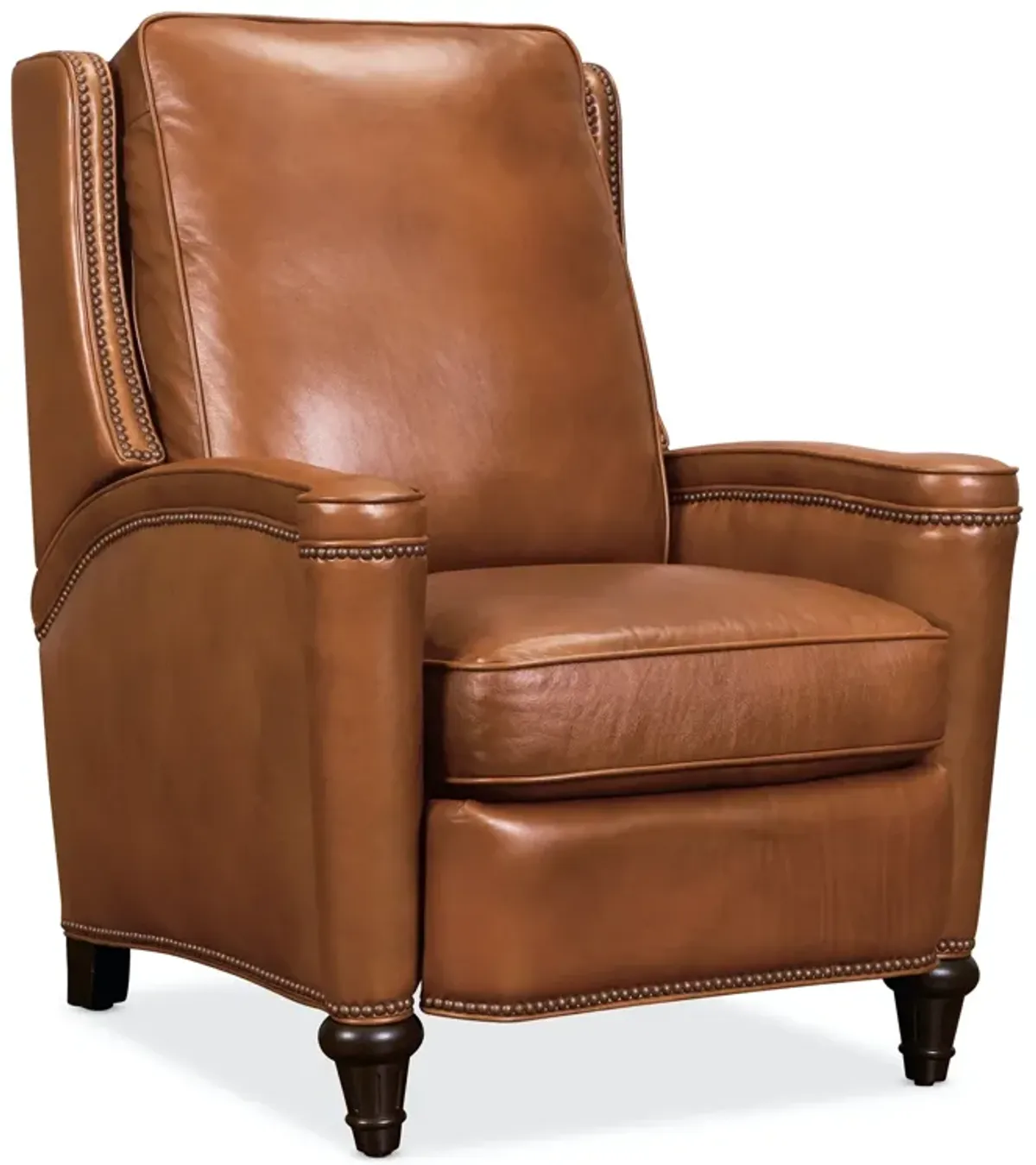 Hooker Furniture Rylea Valencia Toro Manual Push Back Leather Recliner Chair