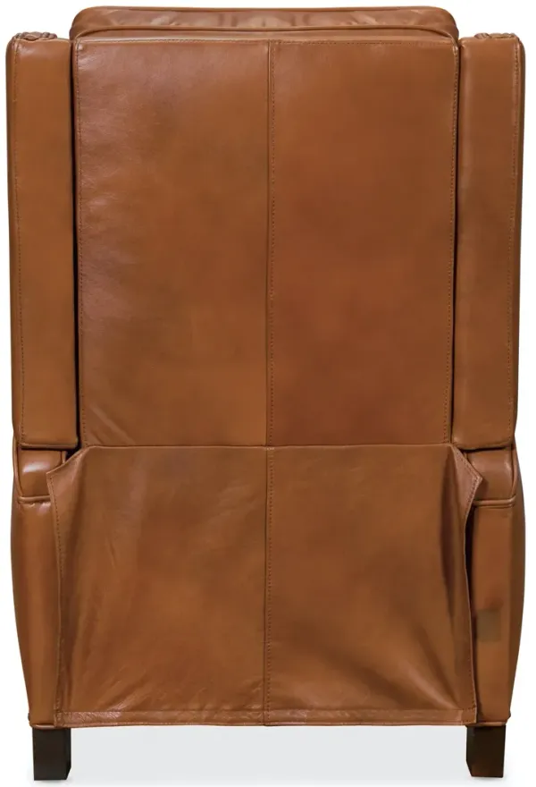 Hooker Furniture Rylea Valencia Toro Manual Push Back Leather Recliner Chair