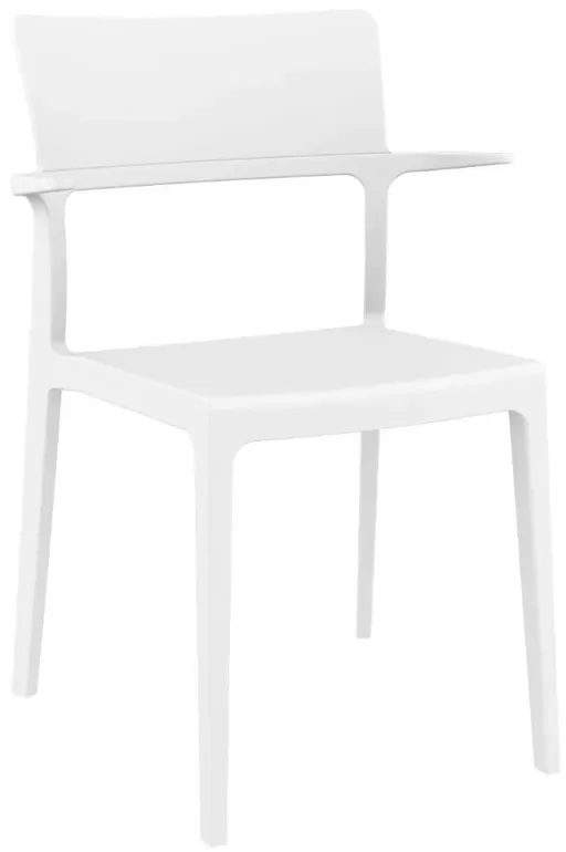 PLUS ARM CHAIR WHITE