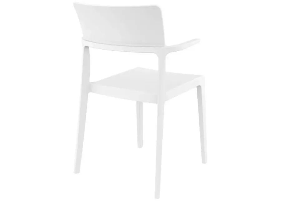 PLUS ARM CHAIR WHITE