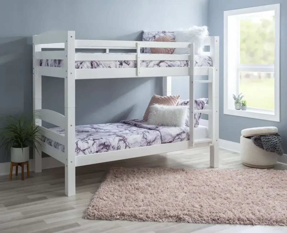 Powell Kids/Teens Levi White Bunk Bed