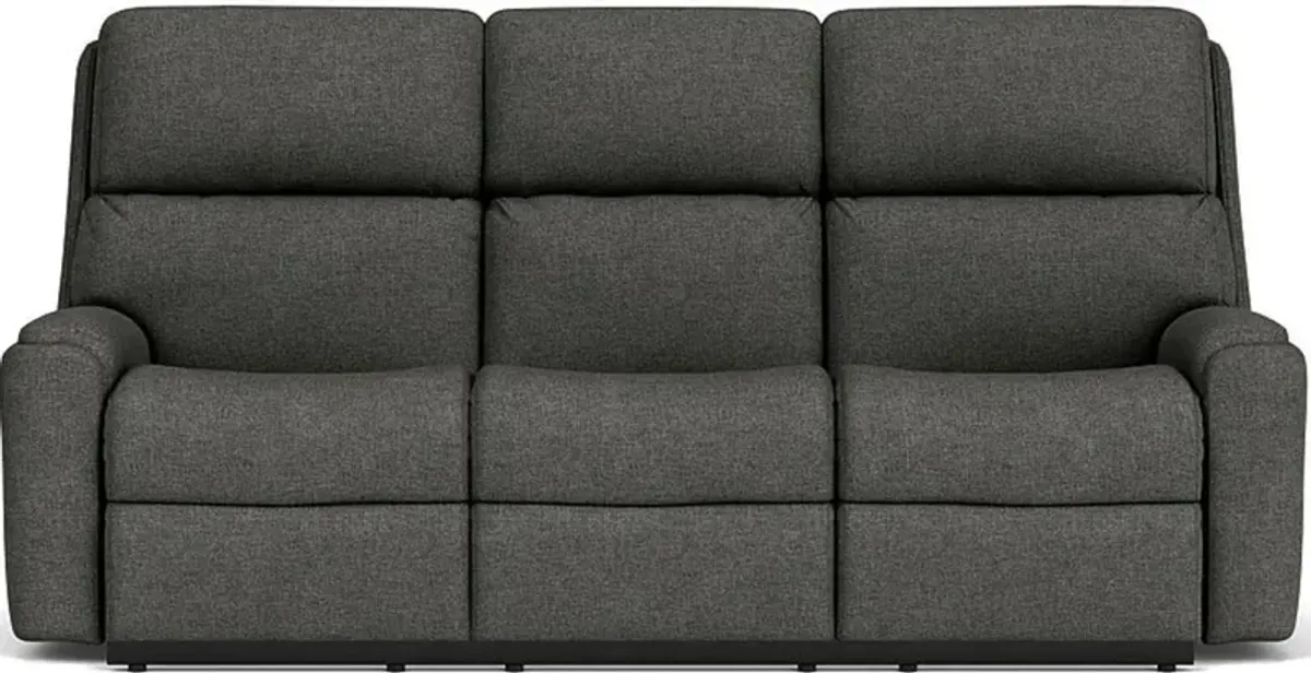 Flexsteel Rio Gray Ash Reclining Sofa