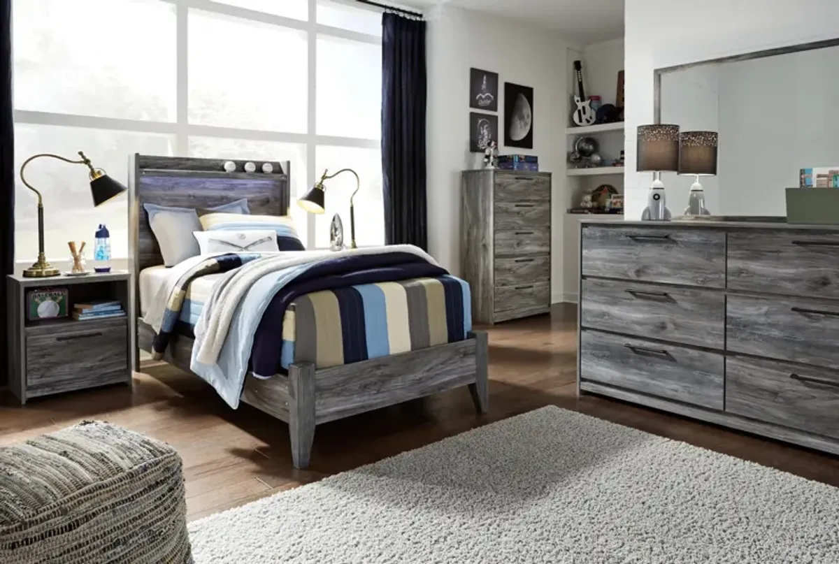 Ashley Baystorm Gray Twin Panel Bed