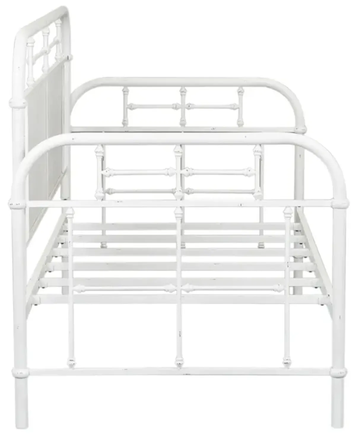 Liberty Furniture Vintage Antique White Twin Metal Daybed