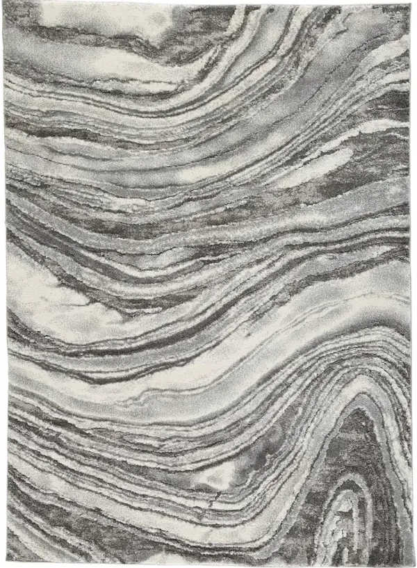 Ashley Wysdale Medium Rug Cream/Gray Signature Design