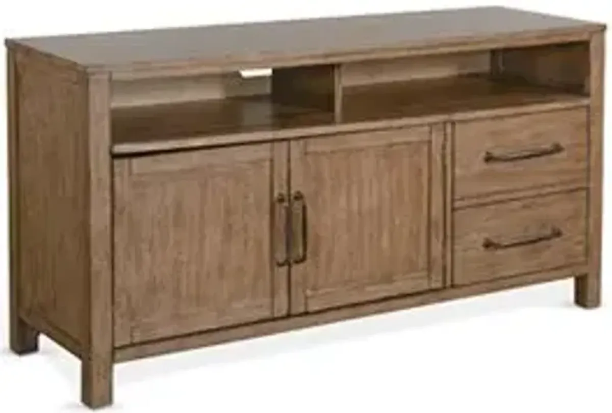 Sunny Designs Doe Valley Buck Skin 56 Inch TV Stand Console