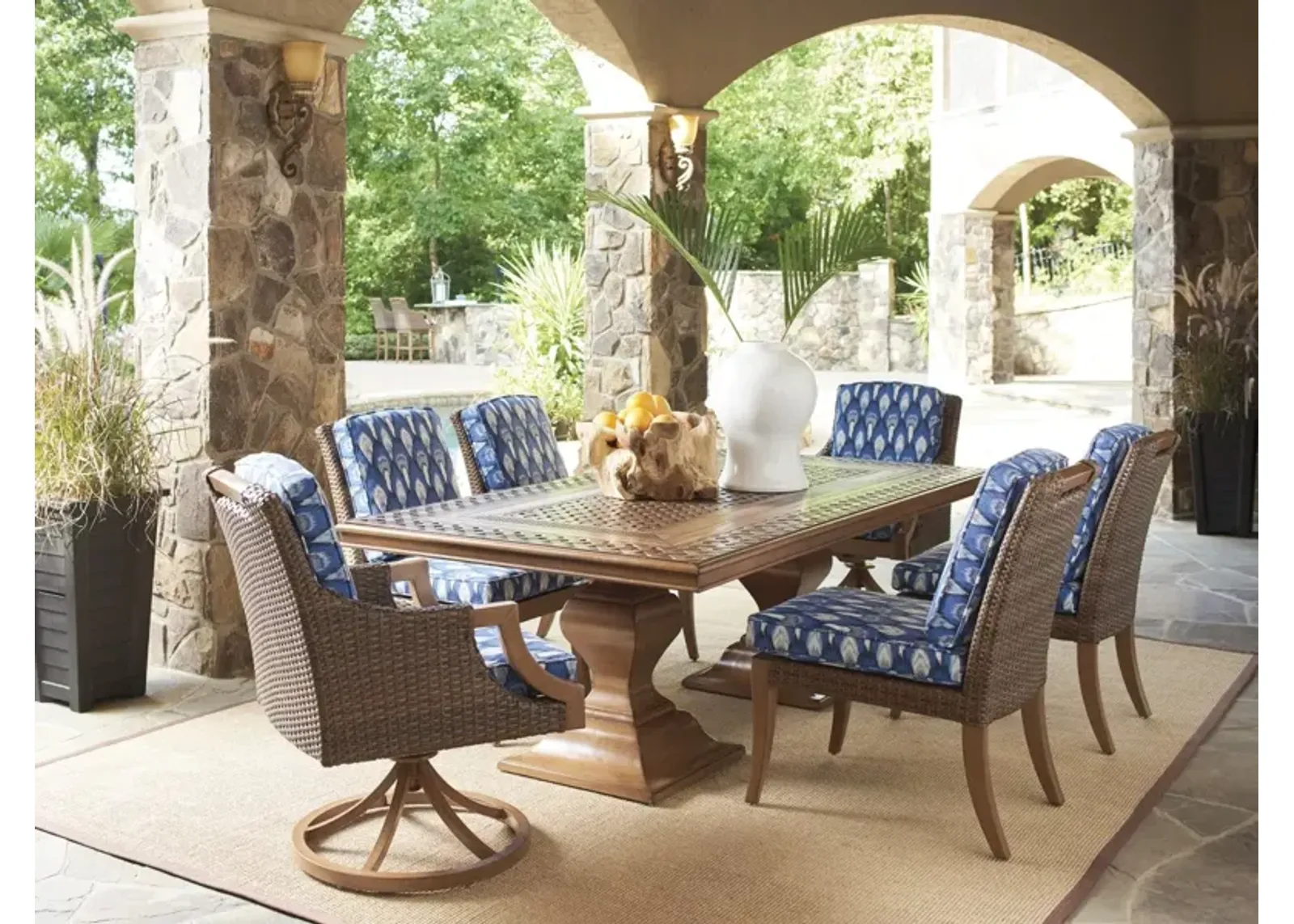 Tommy Bahama Outdoor by Lexington Harbor Isle Rectangular Dining Table