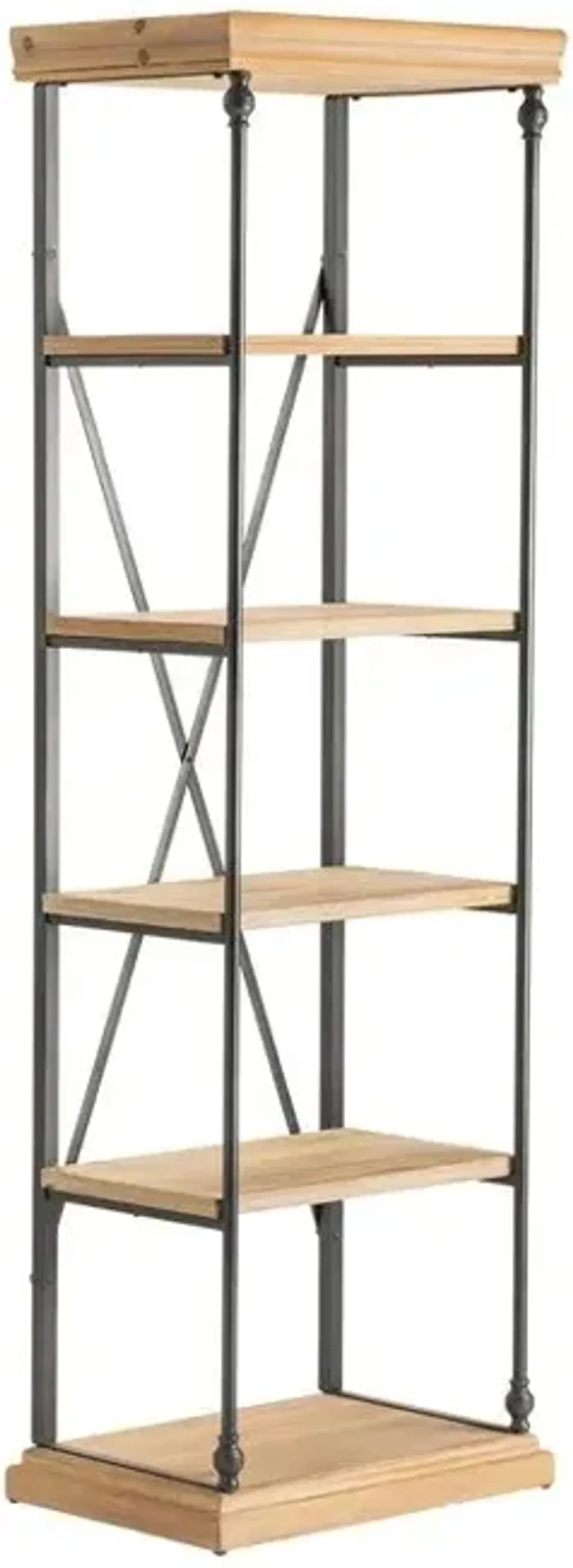 Crestview La Salle Metal & Wood Etagere