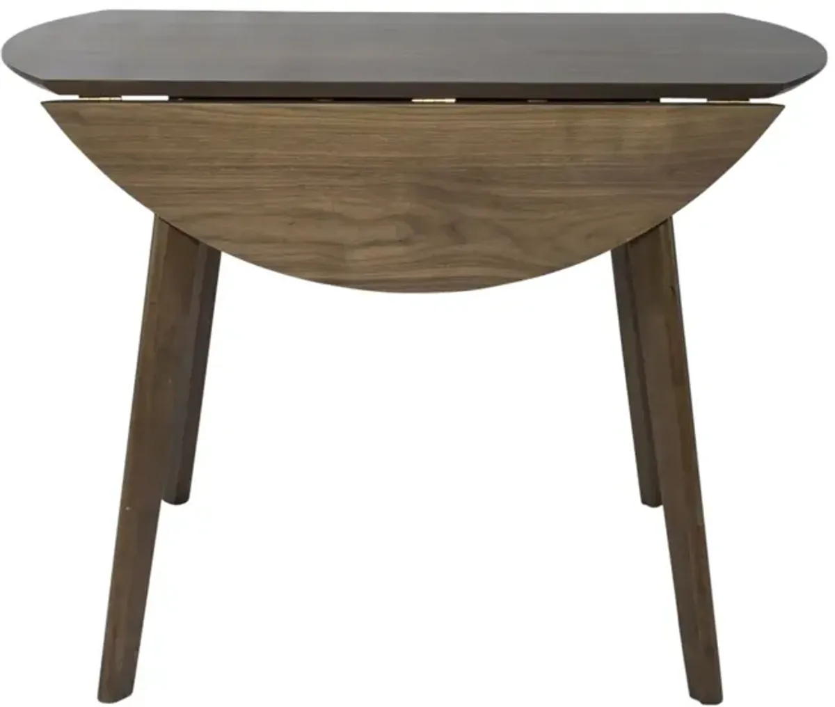 Liberty Furniture Space Savers Satin Walnut Drop Leaf Table