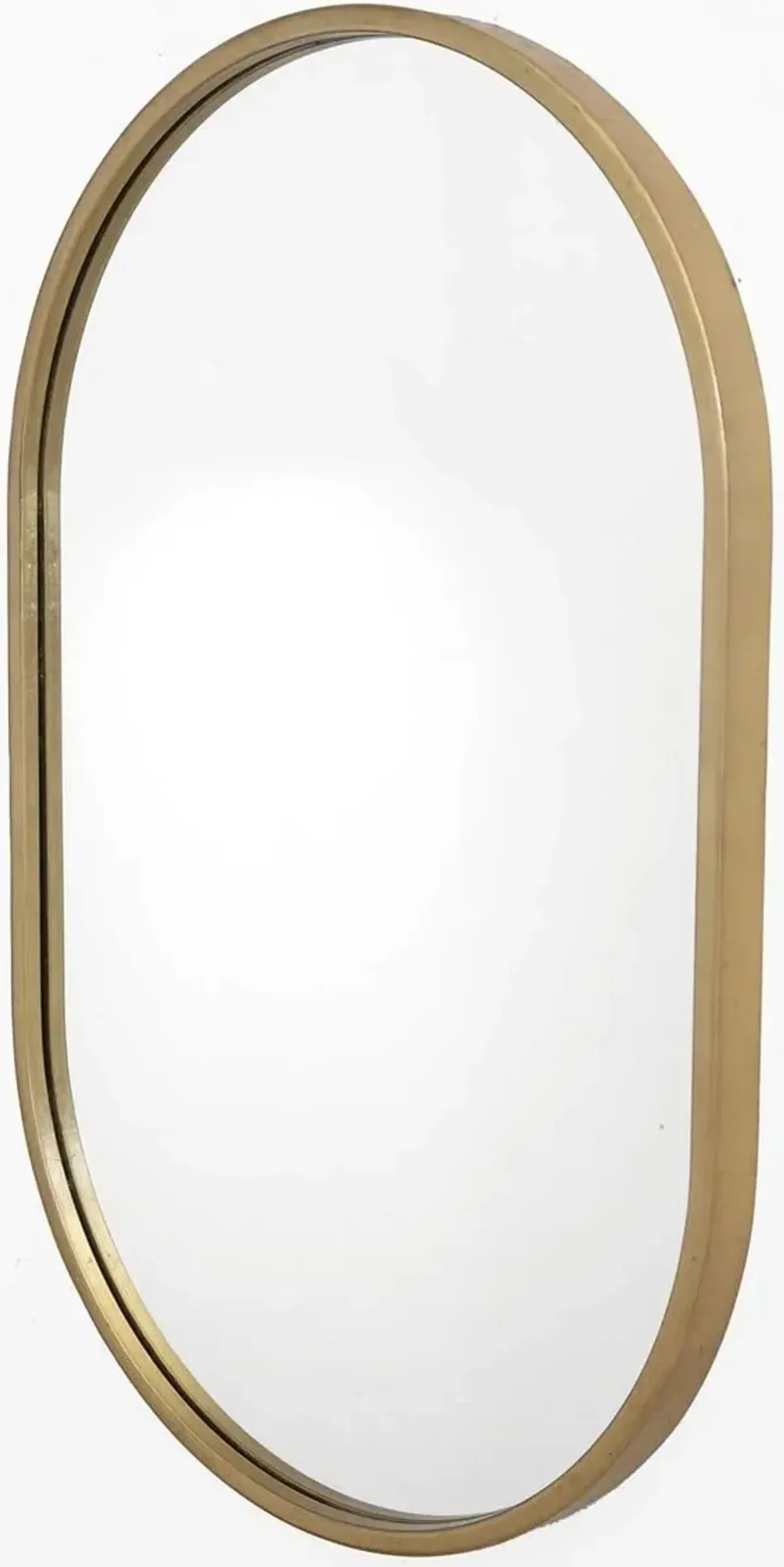 Uttermost Varina Antiqued Gold Leaf Oval Mirror