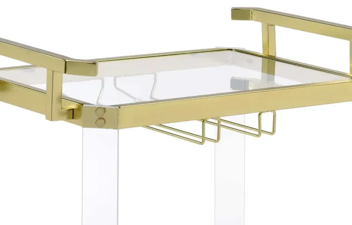 AERIN SERVER CART GOLD