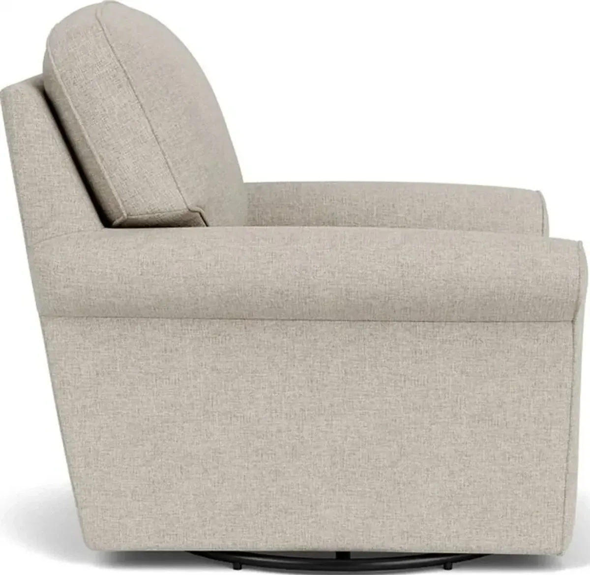 Flexsteel Parkway Silver Driftwood Swivel Glider