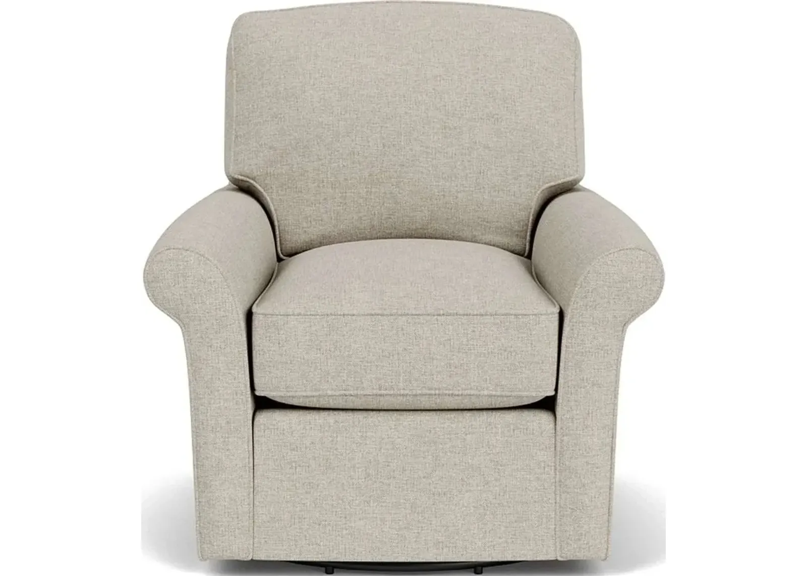 Flexsteel Parkway Silver Driftwood Swivel Glider