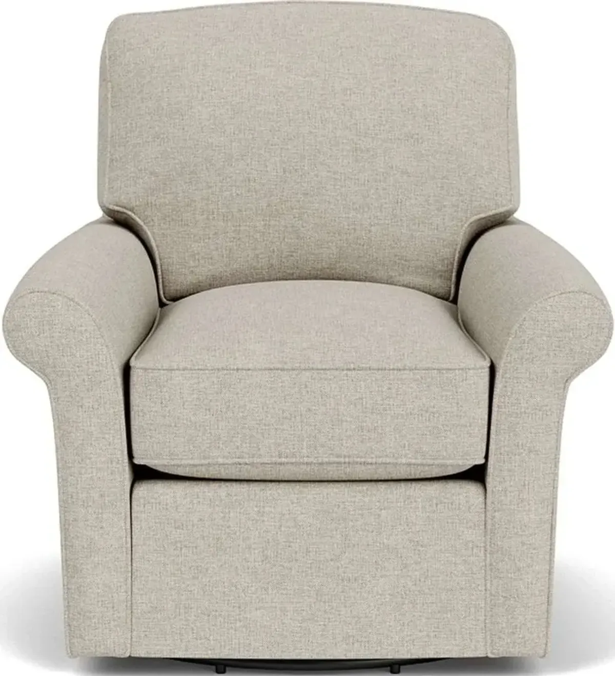 Flexsteel Parkway Silver Driftwood Swivel Glider