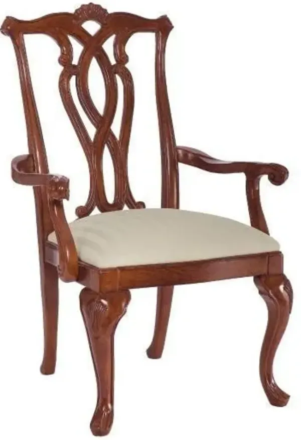 American Drew Cherry Grove Pierced Back Arm Chair