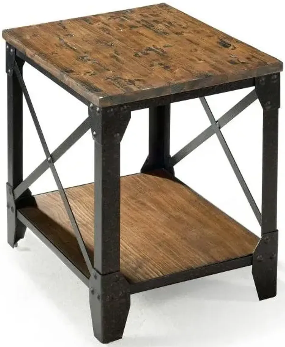 Magnussen Wood Rectangular Small End Table Pinebrook
