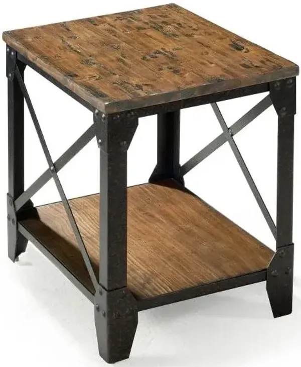 Magnussen Wood Rectangular Small End Table Pinebrook