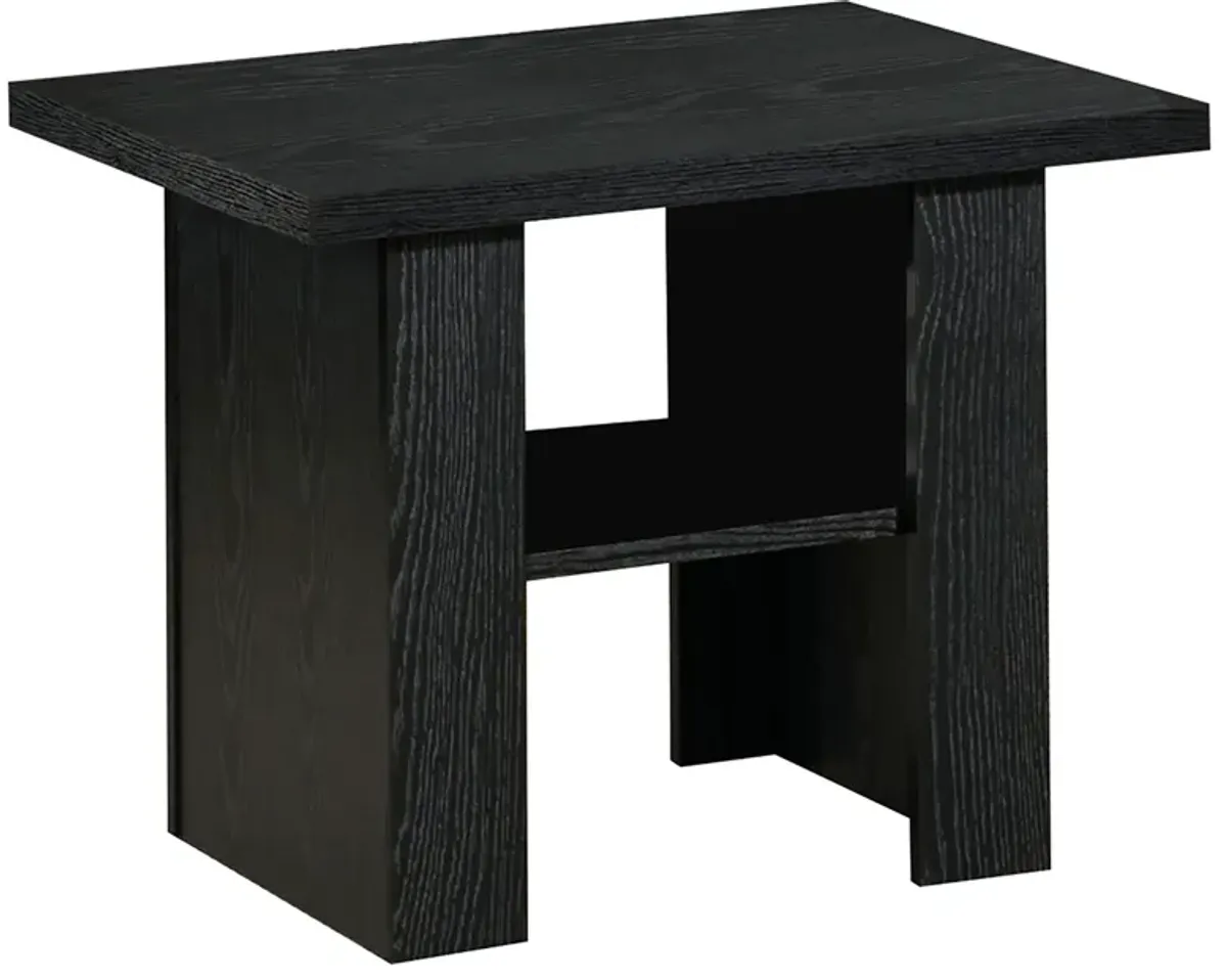 Coaster Rodez 3-Piece Engineered Wood Coffee Table Set Black Oak