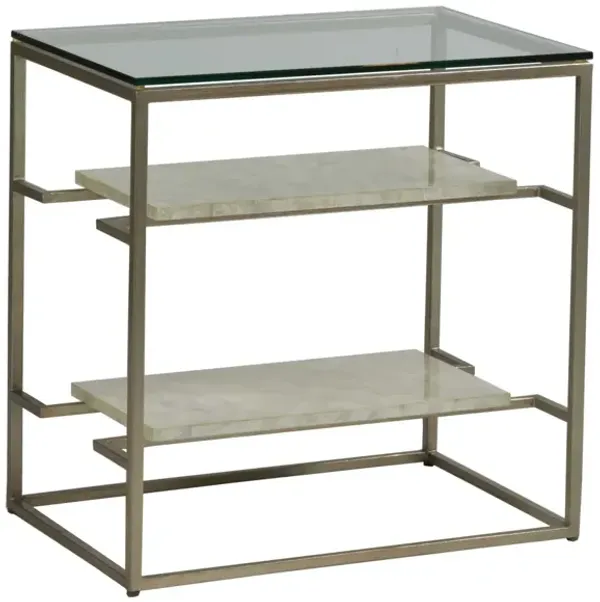 Artistica Home by Lexington Signature Designs Cumulus Capiz Tier Table
