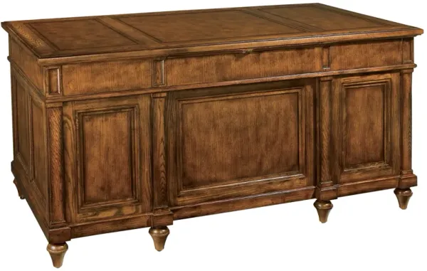 Hekman Junior Executive Desk Ash Burl Urban