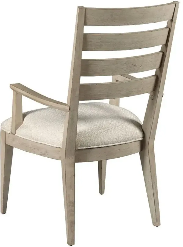 American Drew West Fork Brinkley Taupe Arm Chair
