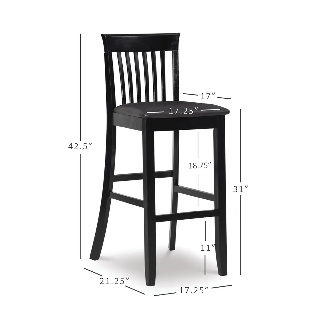 TORINO 30" CRAFTSMAN BAR STOOL