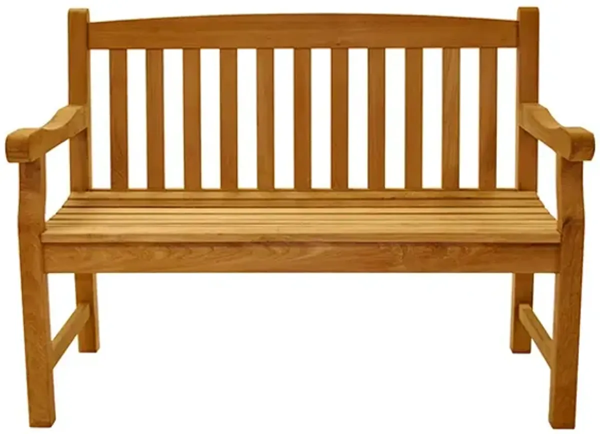 Royal Teak Classic Two-Seater Outdoor Bench