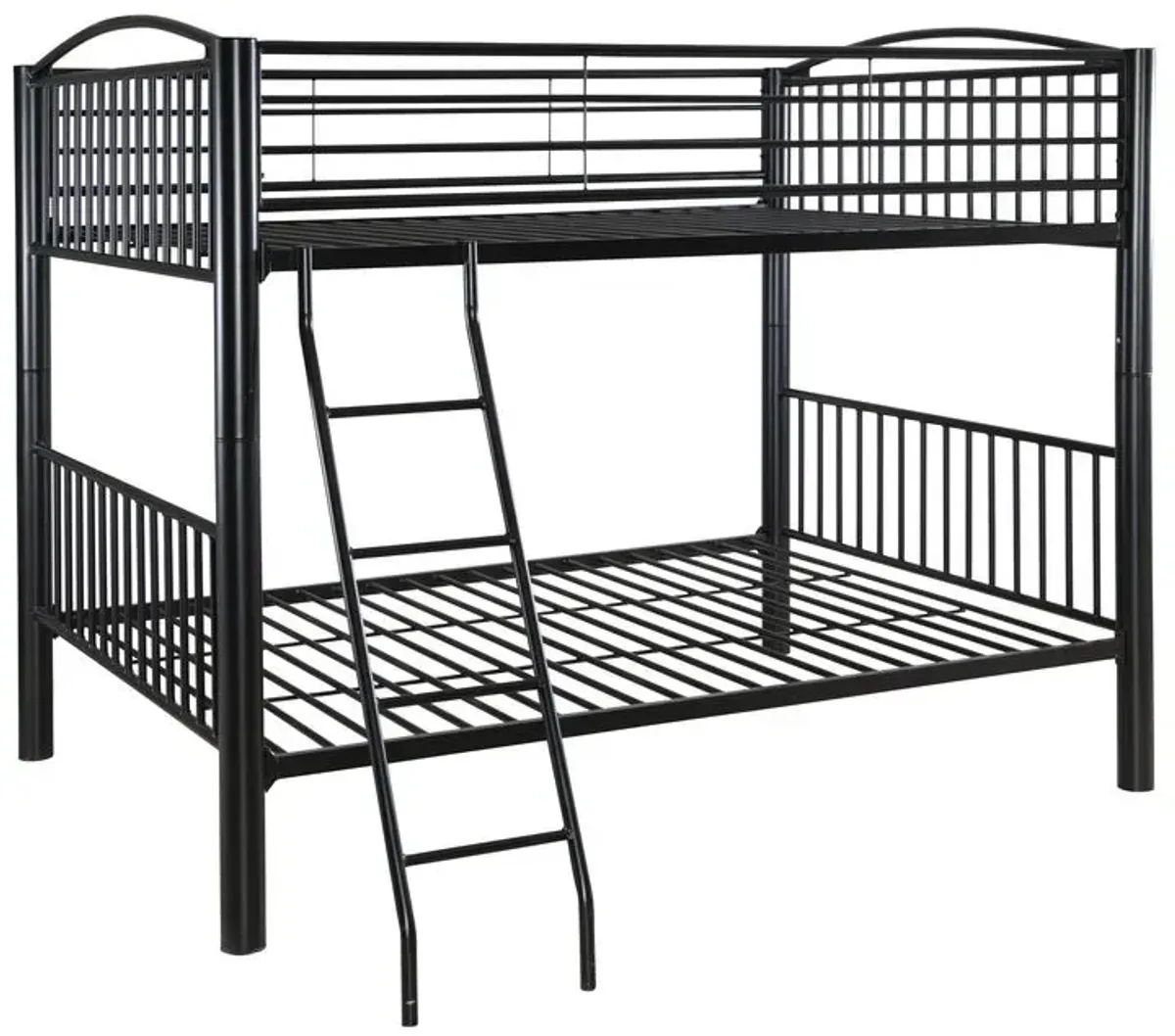 Powell Heavy Metal Black Full Over Full Bunk Bed