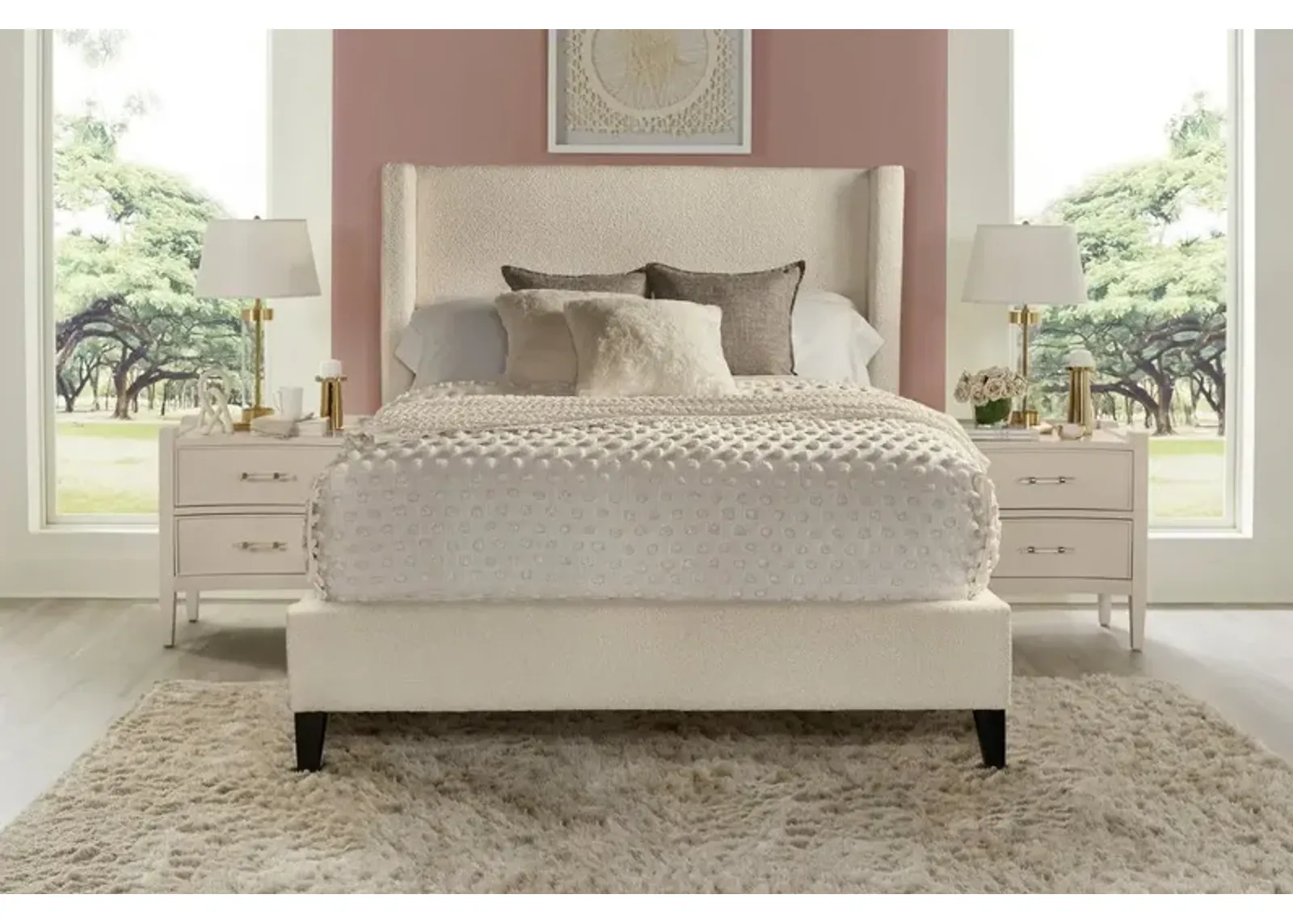 Parker House Angel Himalaya Ivory King Bed