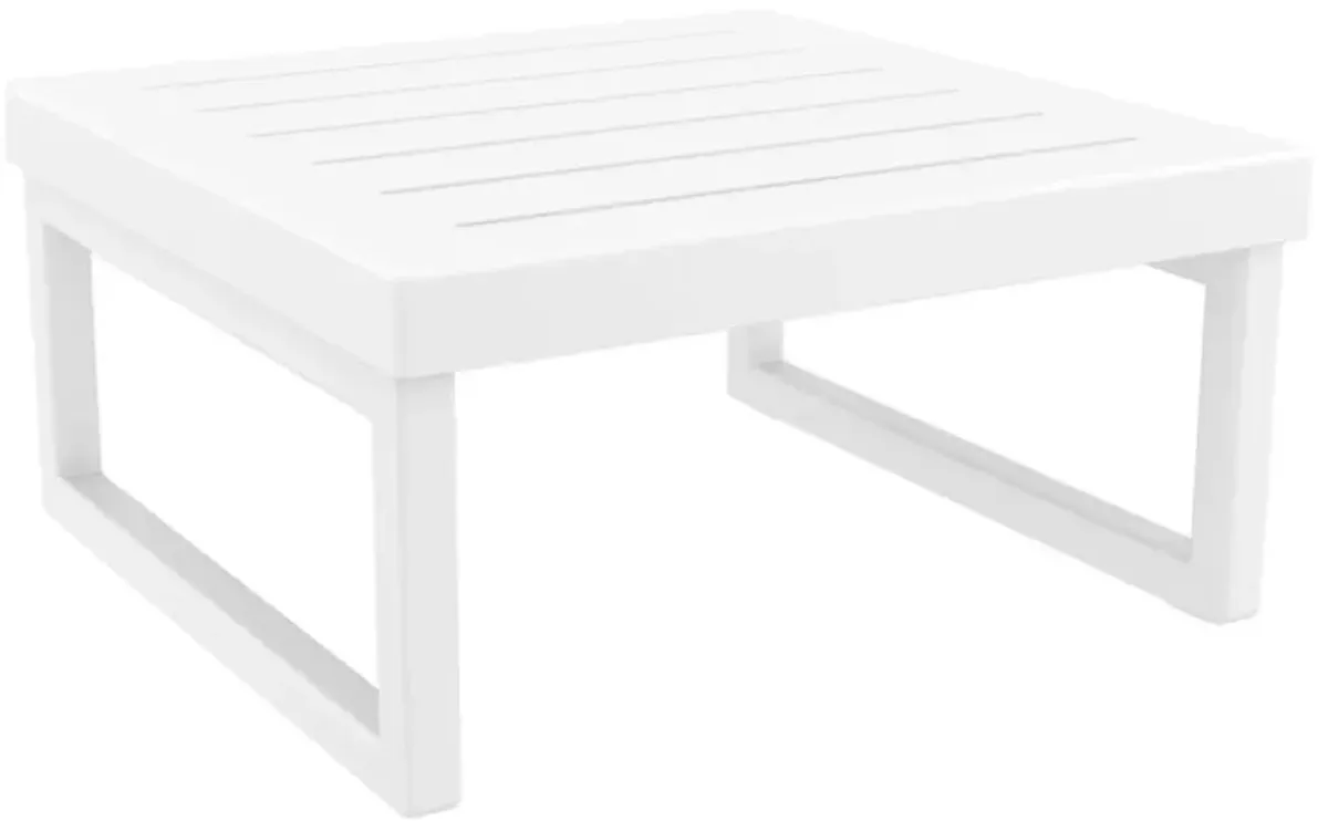 Compamia Mykonos Square Coffee Table White