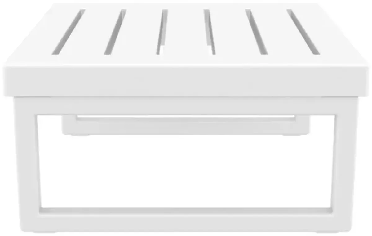 Compamia Mykonos Square Coffee Table White