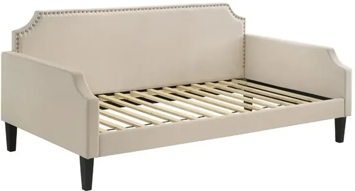 Coaster Olivia Upholstered Twin Daybed Taupe