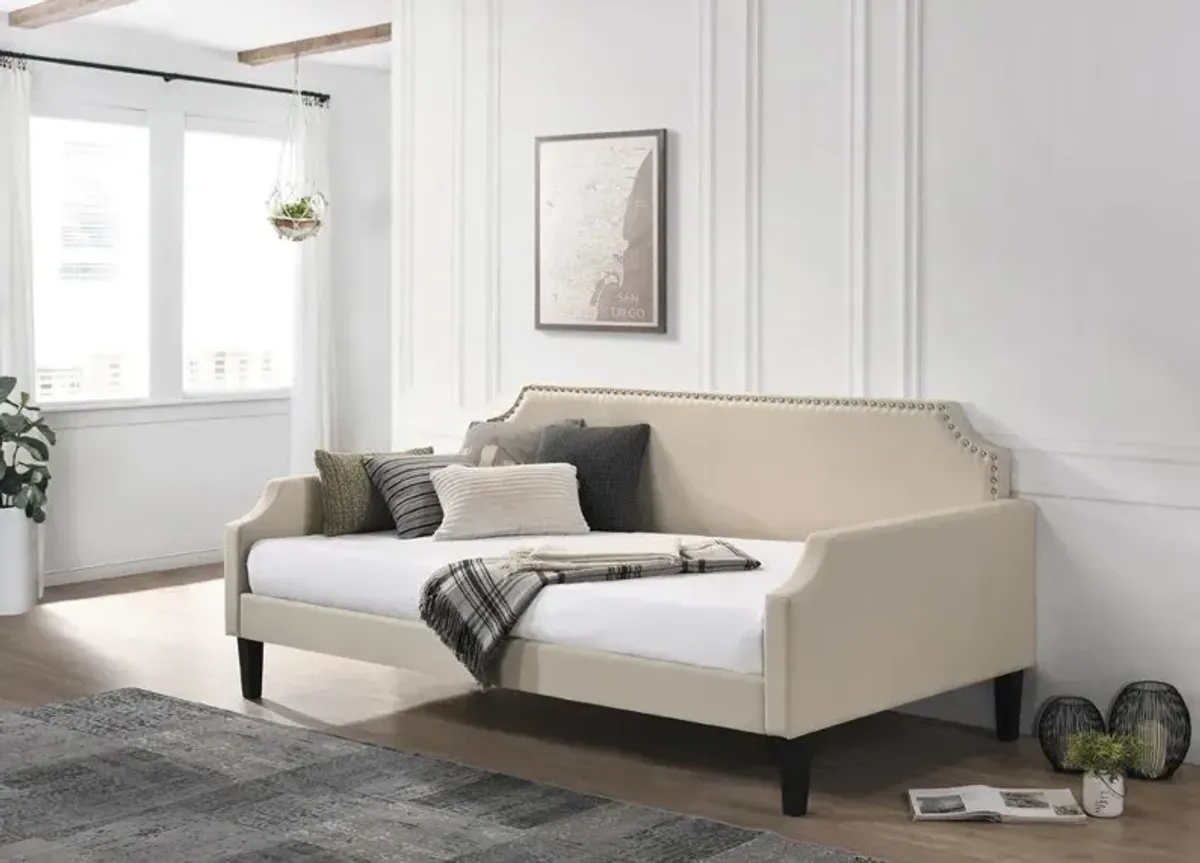 Coaster Olivia Upholstered Twin Daybed Taupe