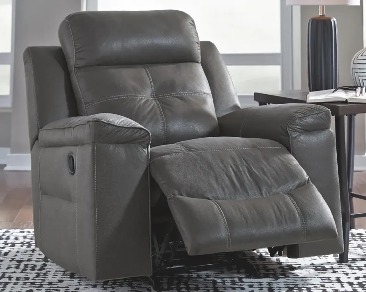 Ashley Jesolo Dark Gray Rocker Recliner