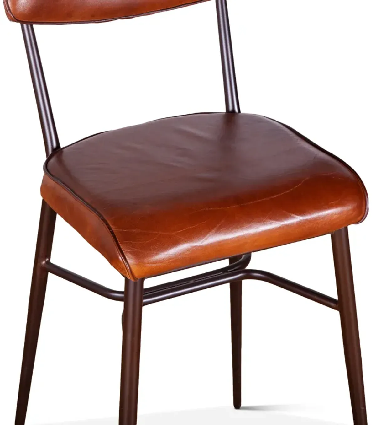 Home Trends Design Wellington High Back Leather Counter Stool