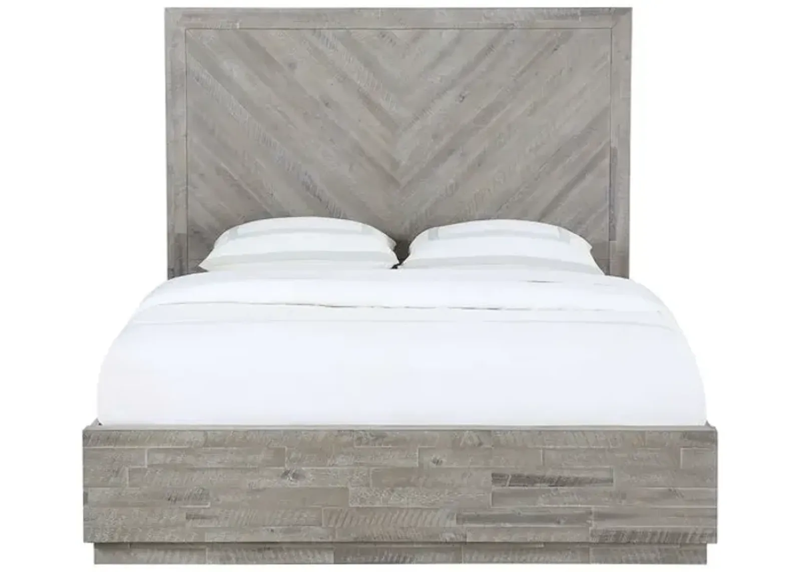 Modus Alexandra Rustic Latte Queen Herringbone Headboard