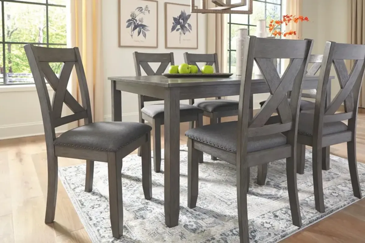 Ashley Caitbrook Dining Table & Chairs Gray