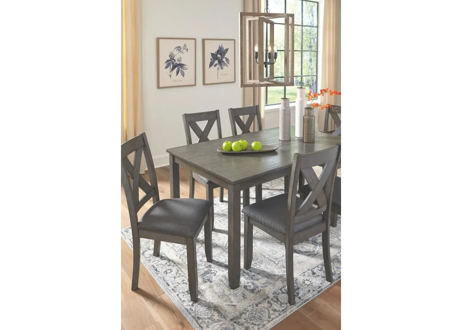 Ashley Caitbrook Dining Table & Chairs Gray